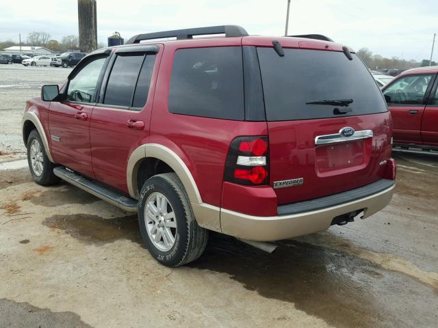 1FMEU74E38UA94626 - 2008 FORD EXPLORER E MAROON photo 3