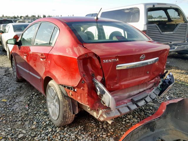 3N1AB6AP0AL721195 - 2010 NISSAN SENTRA 2.0 RED photo 3