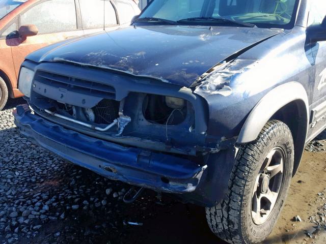 2CNBJ734626948664 - 2002 CHEVROLET TRACKER ZR BLUE photo 9