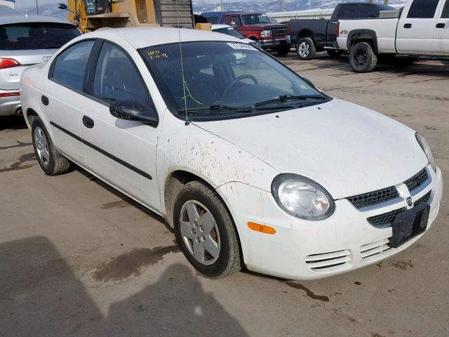 1B3ES26C53D245386 - 2003 DODGE NEON SE WHITE photo 1