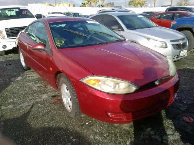 1ZWFT61LX25614050 - 2002 MERCURY COUGAR V6 RED photo 1