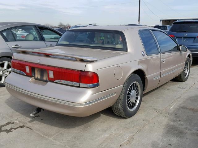 1MELM62W7VH626061 - 1997 MERCURY COUGAR XR7 TAN photo 4