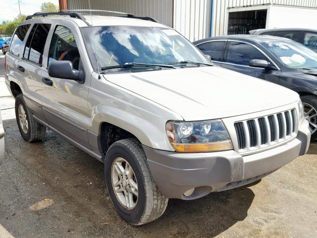 1J4GW48S34C314167 - 2004 JEEP GRAND CHER TAN photo 1