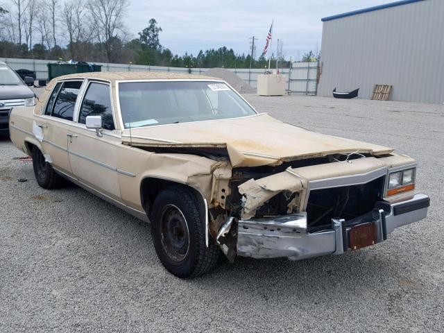 1G6DW69Y4G9741045 - 1986 CADILLAC FLEETWOOD WHITE photo 1