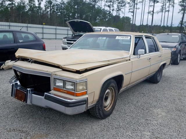 1G6DW69Y4G9741045 - 1986 CADILLAC FLEETWOOD WHITE photo 2