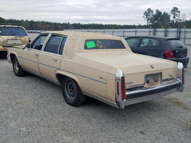 1G6DW69Y4G9741045 - 1986 CADILLAC FLEETWOOD WHITE photo 3