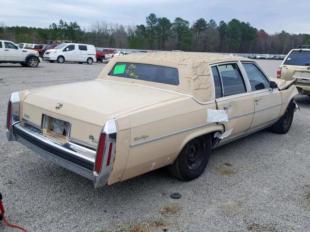 1G6DW69Y4G9741045 - 1986 CADILLAC FLEETWOOD WHITE photo 4