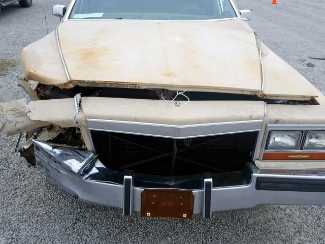 1G6DW69Y4G9741045 - 1986 CADILLAC FLEETWOOD WHITE photo 7