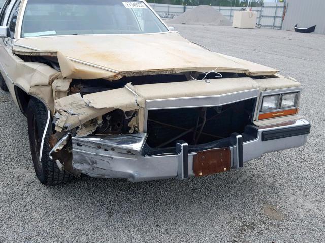 1G6DW69Y4G9741045 - 1986 CADILLAC FLEETWOOD WHITE photo 9