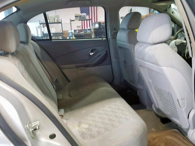 1G1ZT52875F230890 - 2005 CHEVROLET MALIBU LS SILVER photo 6