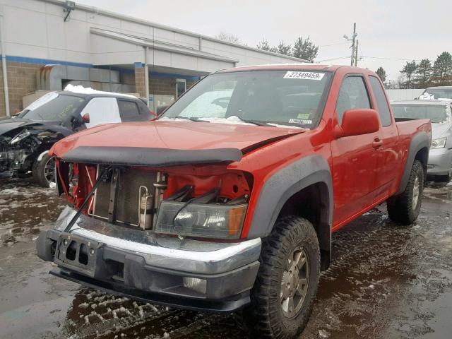 1GCDT196668329818 - 2006 CHEVROLET COLORADO RED photo 2