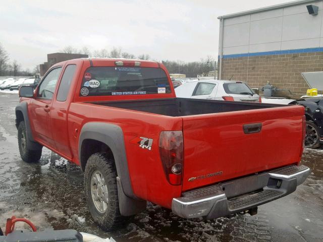 1GCDT196668329818 - 2006 CHEVROLET COLORADO RED photo 3