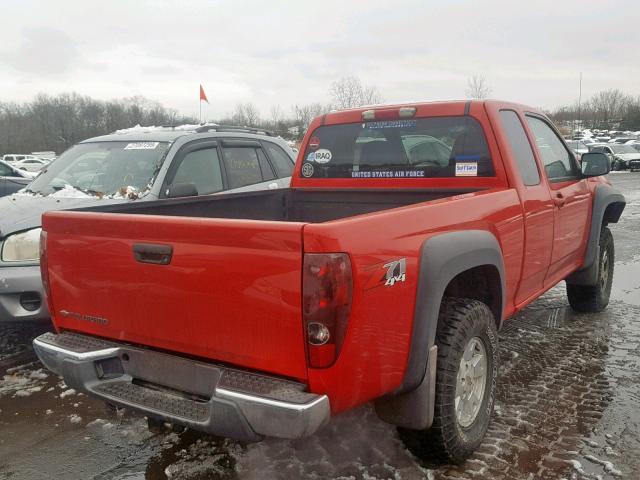 1GCDT196668329818 - 2006 CHEVROLET COLORADO RED photo 4