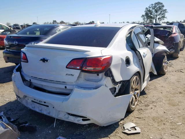 6G3F15RW0FL107412 - 2015 CHEVROLET SS WHITE photo 4