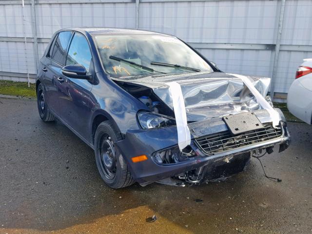 WVWDB7AJXEW011197 - 2014 VOLKSWAGEN GOLF BLUE photo 1