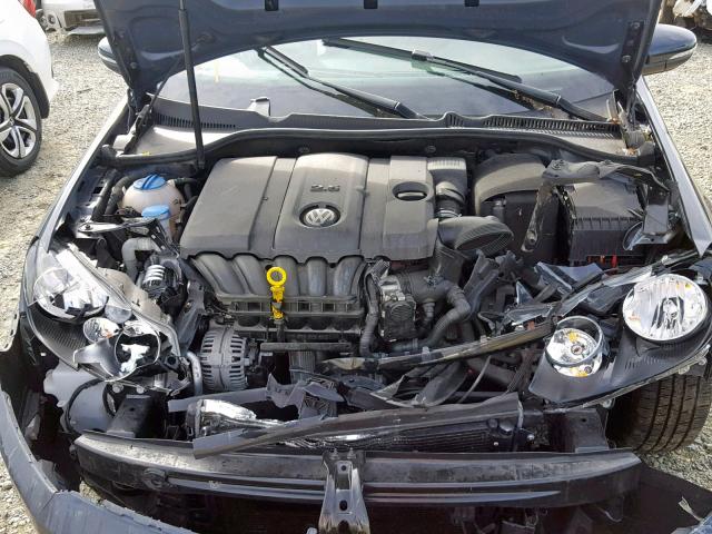 WVWDB7AJXEW011197 - 2014 VOLKSWAGEN GOLF BLUE photo 7