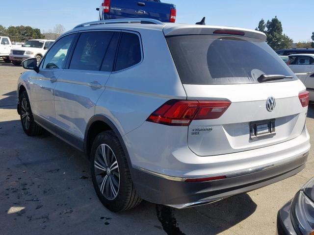 3VV3B7AX6JM021592 - 2018 VOLKSWAGEN TIGUAN SE WHITE photo 3