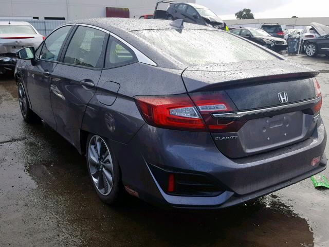 JHMZC5F36JC009619 - 2018 HONDA CLARITY TO GRAY photo 3