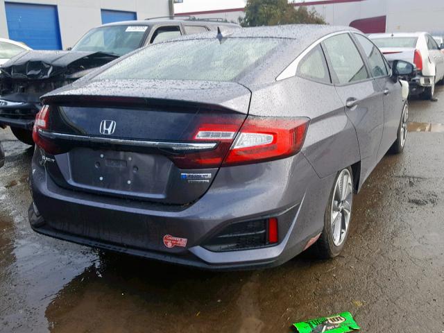 JHMZC5F36JC009619 - 2018 HONDA CLARITY TO GRAY photo 4