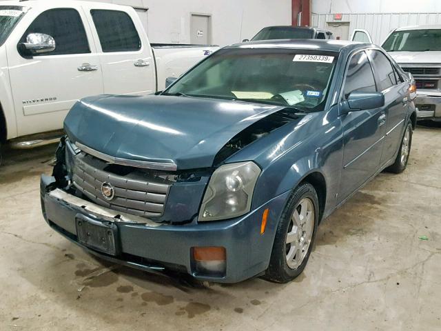 1G6DP577660107191 - 2006 CADILLAC CTS HI FEA BLUE photo 2