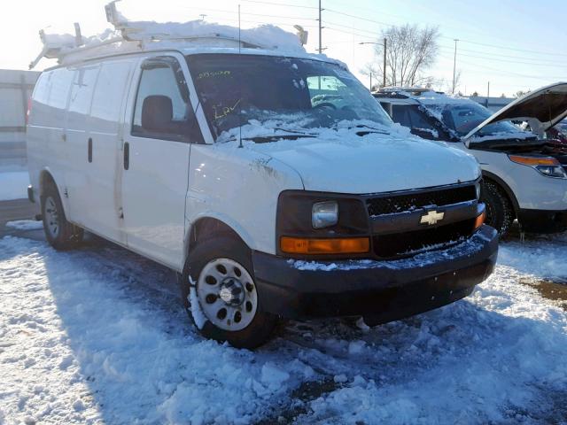 1GCFH154591129735 - 2009 CHEVROLET EXPRESS G1 WHITE photo 1