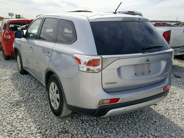 JA4AD2A34FZ010266 - 2015 MITSUBISHI OUTLANDER SILVER photo 3