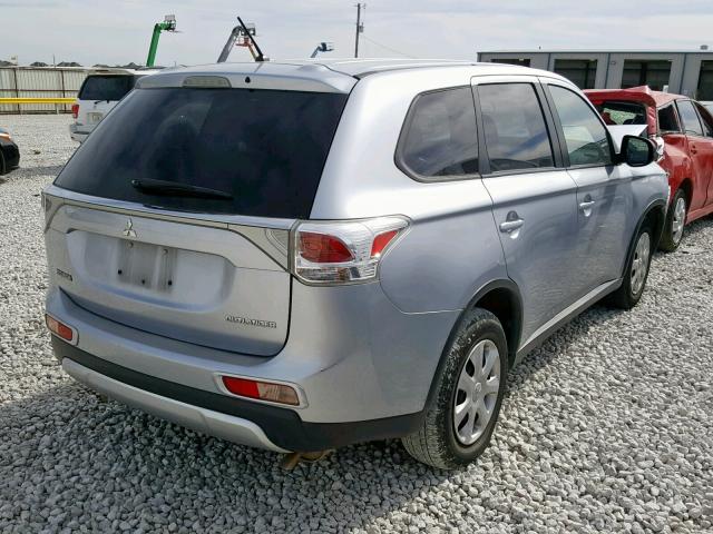 JA4AD2A34FZ010266 - 2015 MITSUBISHI OUTLANDER SILVER photo 4