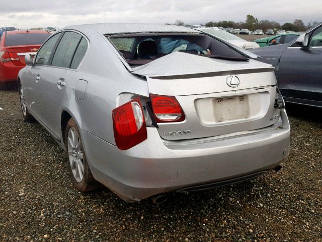 JTHBH96S765041265 - 2006 LEXUS GS GENERAT SILVER photo 3