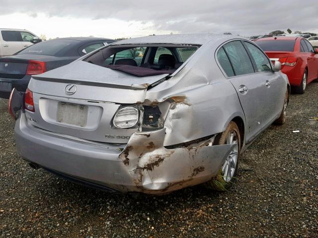 JTHBH96S765041265 - 2006 LEXUS GS GENERAT SILVER photo 4