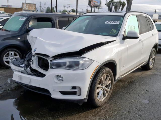 5UXKR2C59E0C01857 - 2014 BMW X5 SDRIVE3 WHITE photo 2