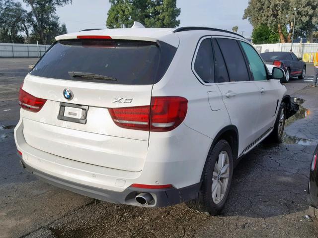 5UXKR2C59E0C01857 - 2014 BMW X5 SDRIVE3 WHITE photo 4