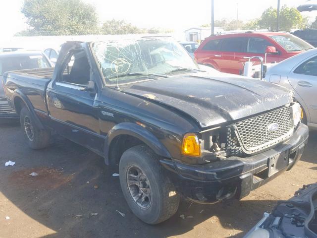 1FTYR10U13PA63749 - 2003 FORD RANGER BLACK photo 1