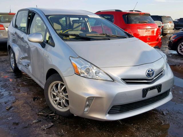 JTDZN3EU3E3294375 - 2014 TOYOTA PRIUS V SILVER photo 1