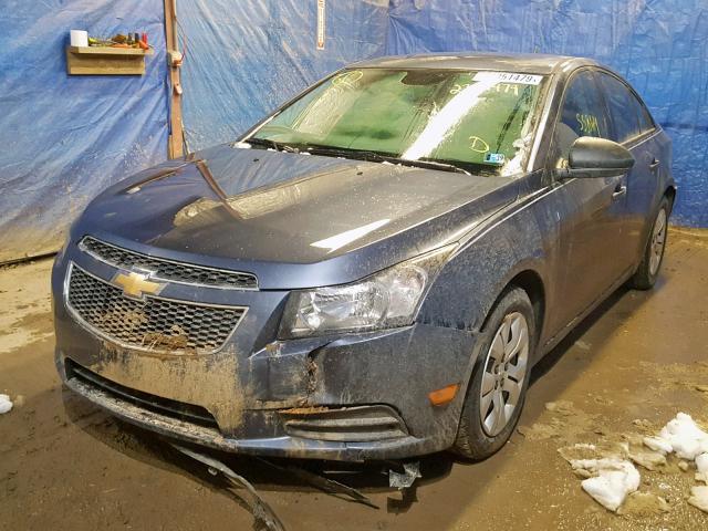 1G1PA5SG9E7248905 - 2014 CHEVROLET CRUZE LS BLUE photo 2