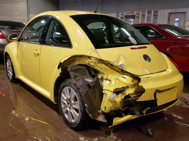 3VWPW31C28M515790 - 2008 VOLKSWAGEN NEW BEETLE Gelb Foto 3