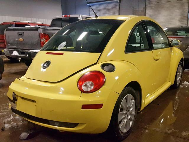 3VWPW31C28M515790 - 2008 VOLKSWAGEN NEW BEETLE Gelb Foto 4