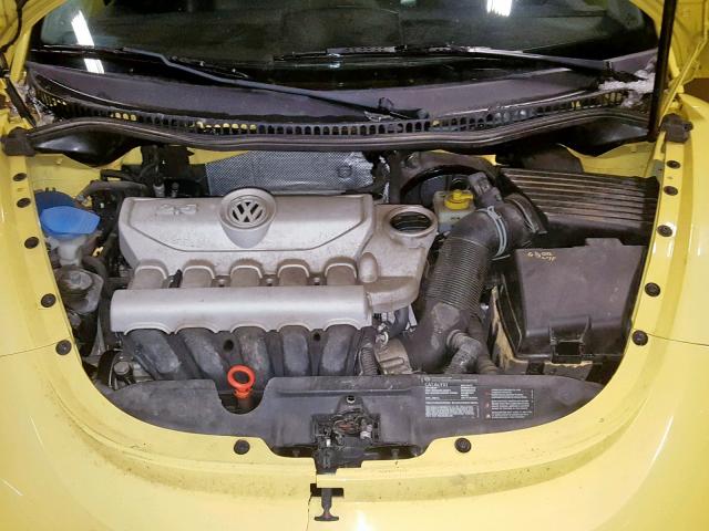 3VWPW31C28M515790 - 2008 VOLKSWAGEN NEW BEETLE Gelb Foto 7