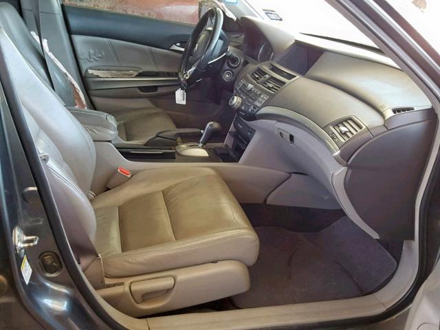 1HGCP26888A096551 - 2008 HONDA ACCORD EXL GRAY photo 5