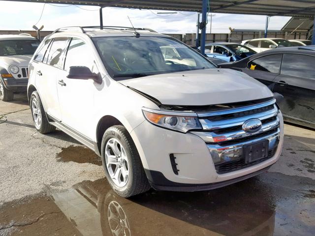 2FMDK3G90DBC92380 - 2013 FORD EDGE SE WHITE photo 1