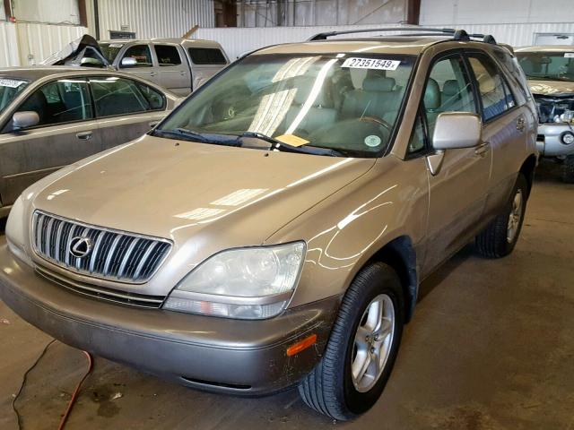 JTJHF10U830305368 - 2003 LEXUS RX 300 GOLD photo 2