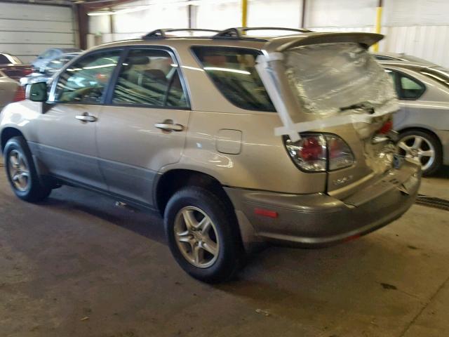 JTJHF10U830305368 - 2003 LEXUS RX 300 GOLD photo 3