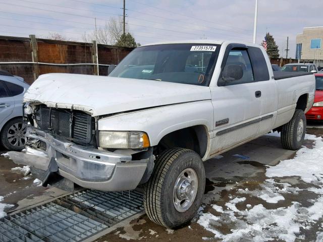 3B7KF23761G757946 - 2001 DODGE RAM 2500 WHITE photo 2