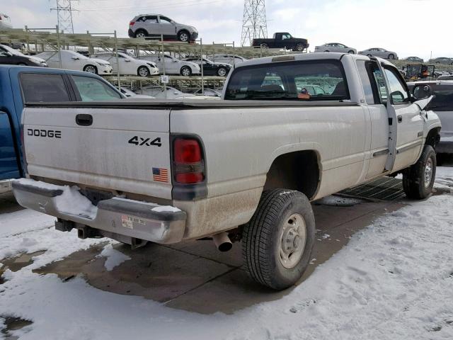 3B7KF23761G757946 - 2001 DODGE RAM 2500 WHITE photo 4