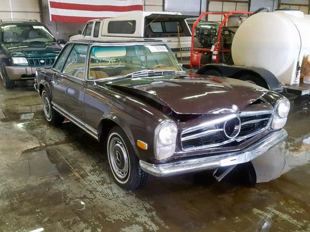 11304412001840 - 1968 MERCEDES-BENZ 280SL BROWN photo 1