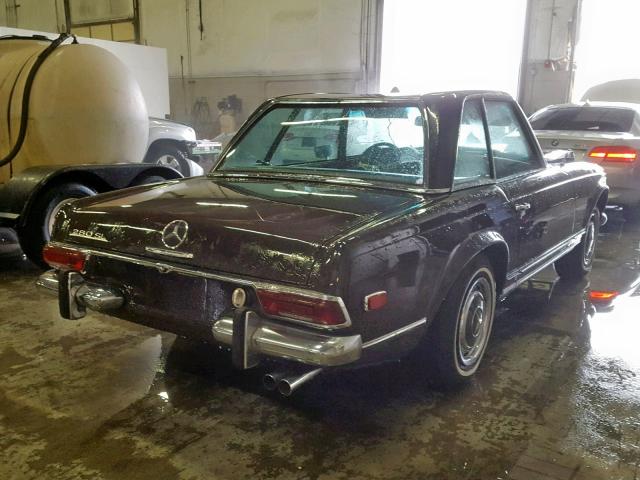 11304412001840 - 1968 MERCEDES-BENZ 280SL BROWN photo 4