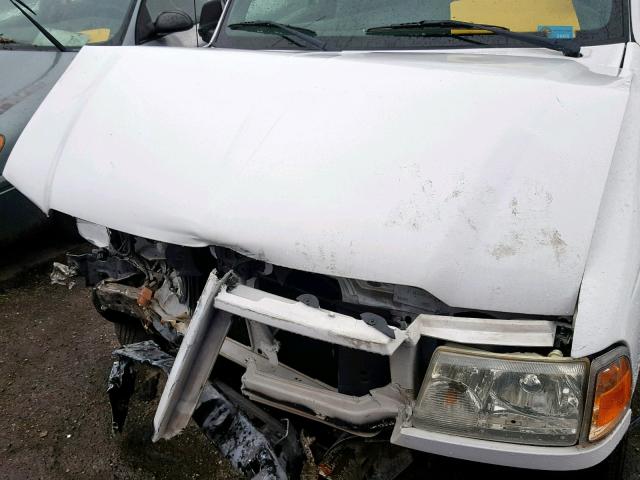 1FTYR10D69PA13339 - 2009 FORD RANGER WHITE photo 7