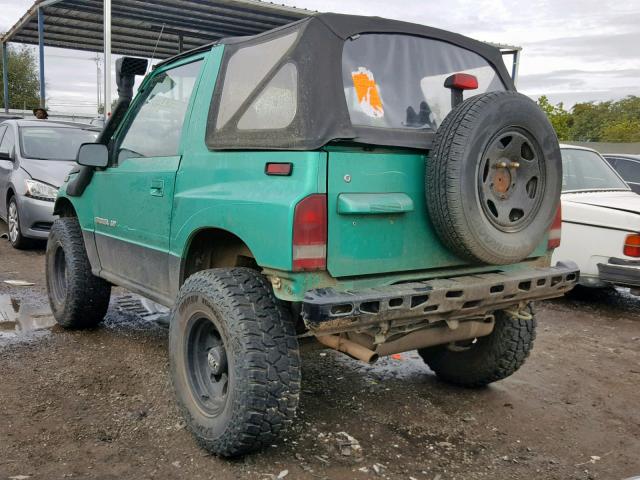 2CNBJ1860S6903615 - 1995 GEO TRACKER GREEN photo 3