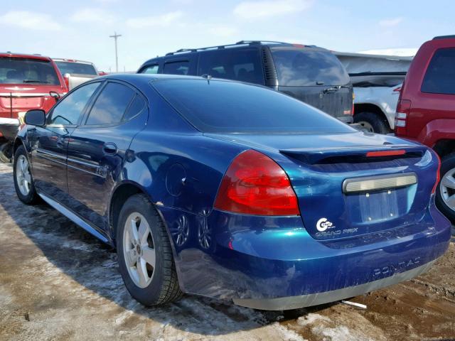 2G2WP552X61191022 - 2006 PONTIAC GRAND PRIX BLUE photo 3