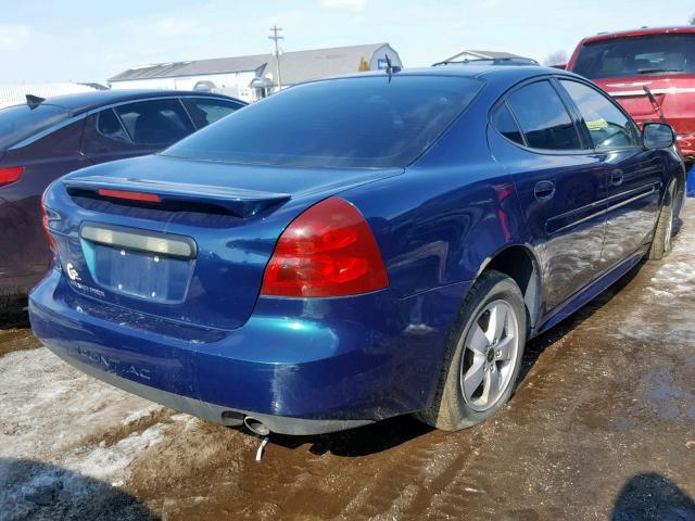2G2WP552X61191022 - 2006 PONTIAC GRAND PRIX BLUE photo 4