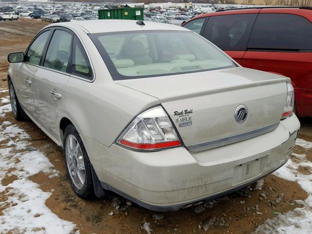 1MEHM42W58G608887 - 2008 MERCURY SABLE PREM SILVER photo 3